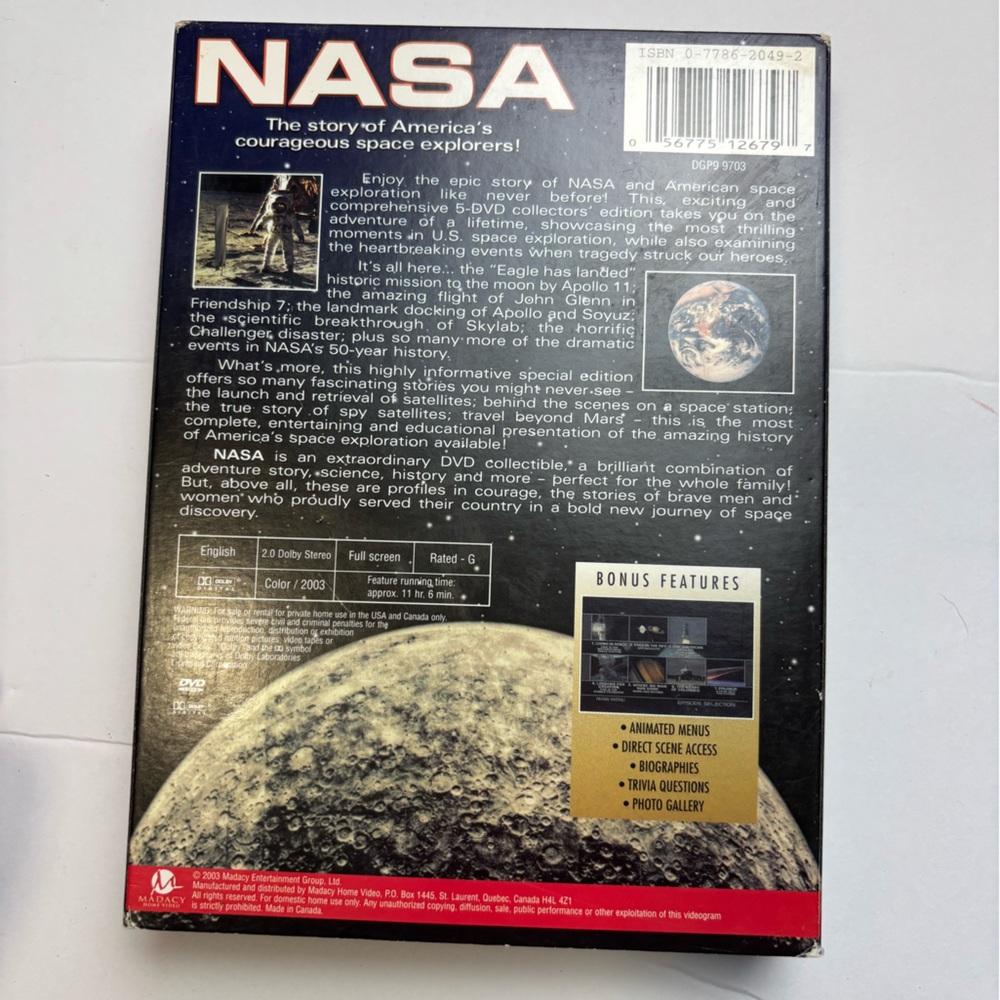 NASA: 50 Years of Space Exploration (DVD 5-Disc Set America's Space Explorers - Picture 4 of 8